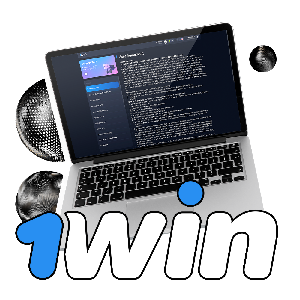 Read the 1win user agreement and follow it.