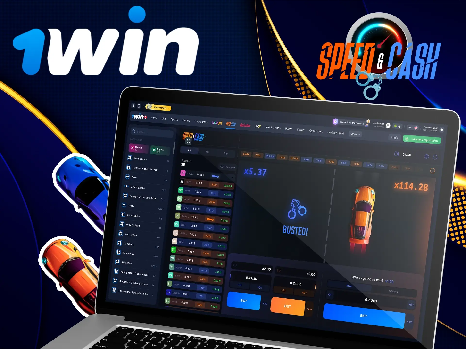 Insanely huge amounts of money can be won in speed and cash games.