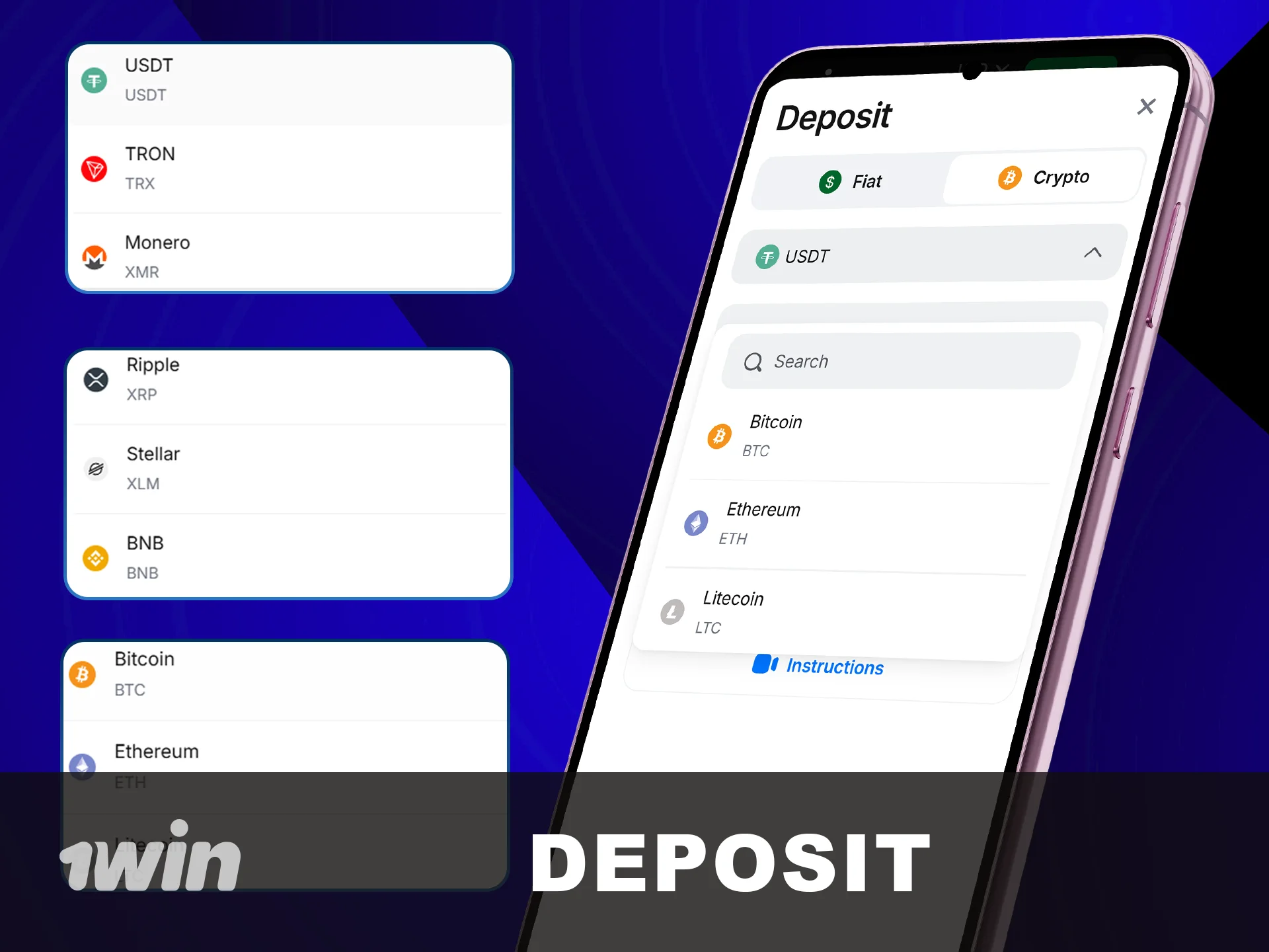 Guide on How to Make a Deposit in the 1win App.