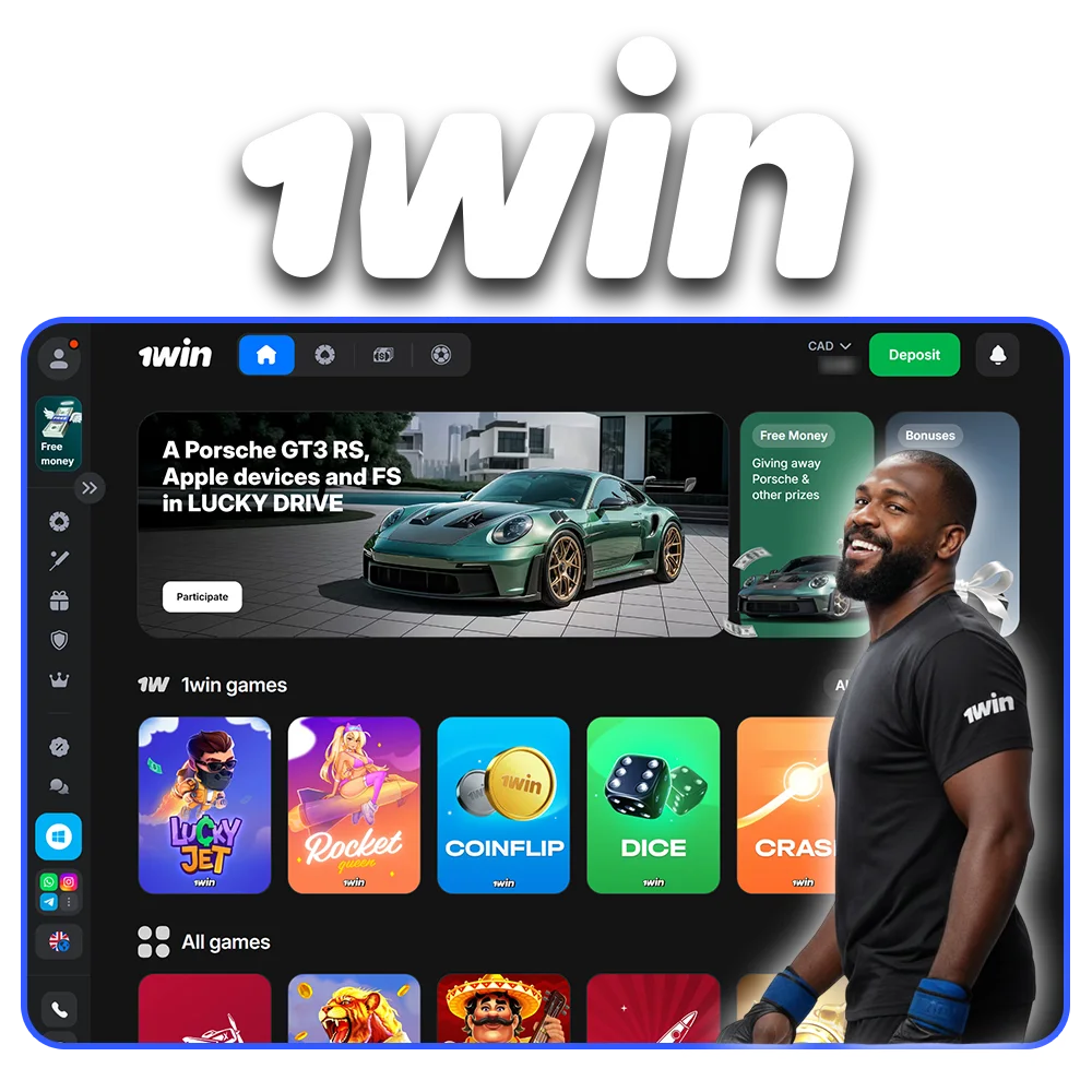 Official 1win Canada website.