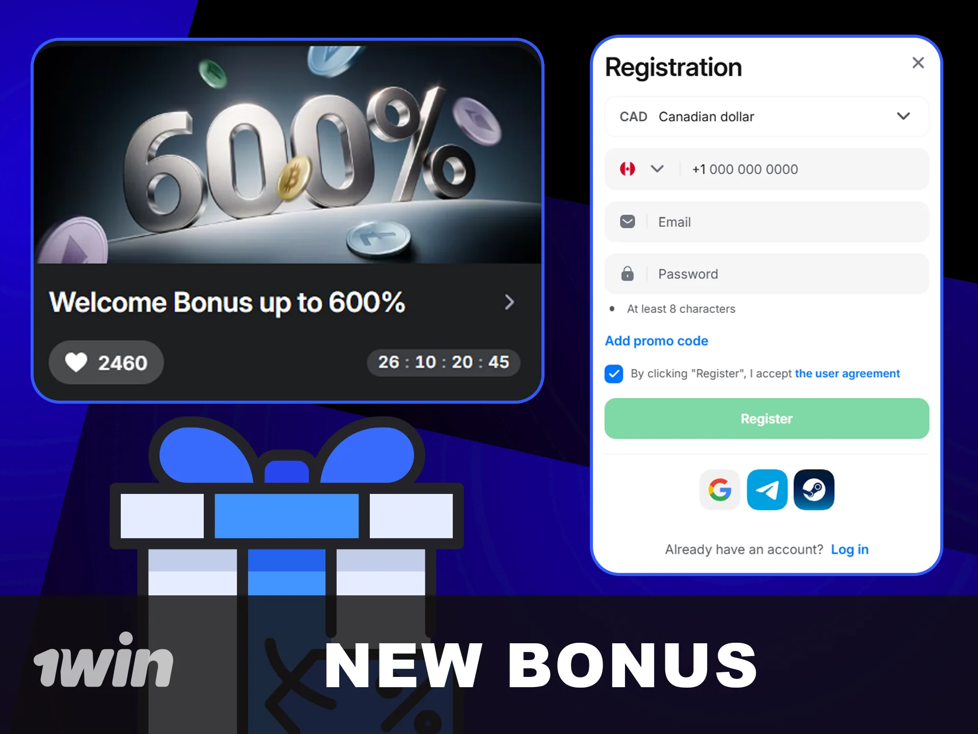 A New Bonus is waiting for you now.