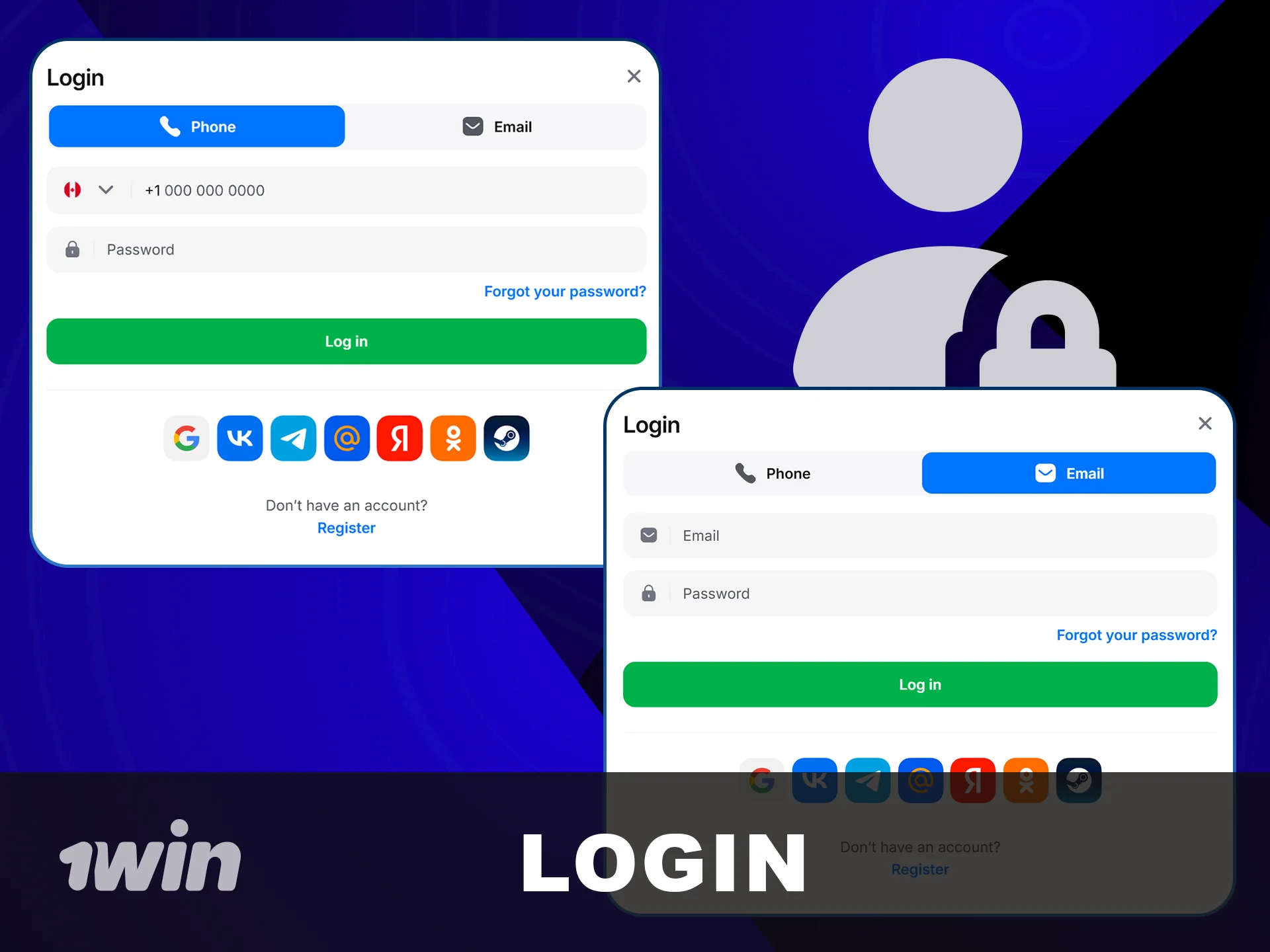 Guide How to Login to 1win account.