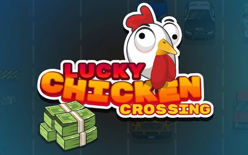 Guide your character in Lucky Chicken Crossing for 1win casino payouts.